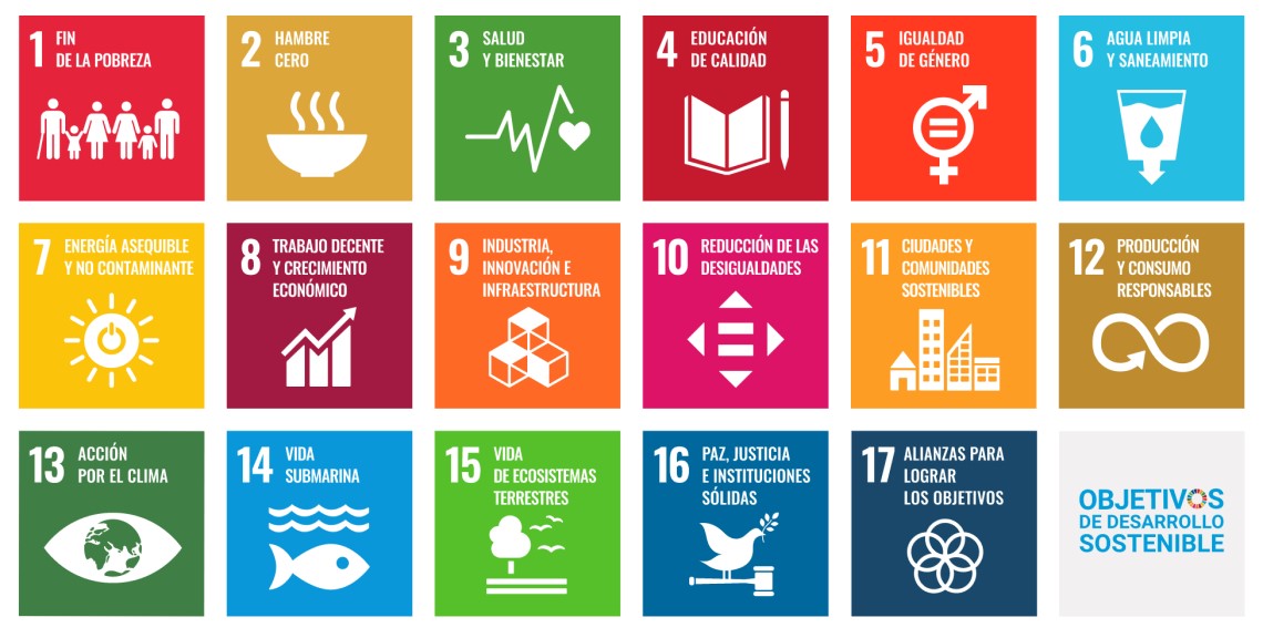 Objetivos sostenibles de la Agenda 2030